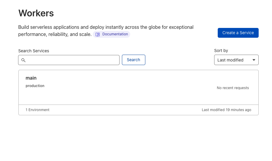 New function on Cloudflare Workers